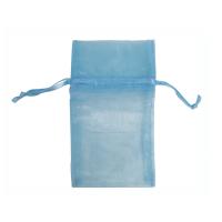 Organza drawstring pouch (baby blue)-3